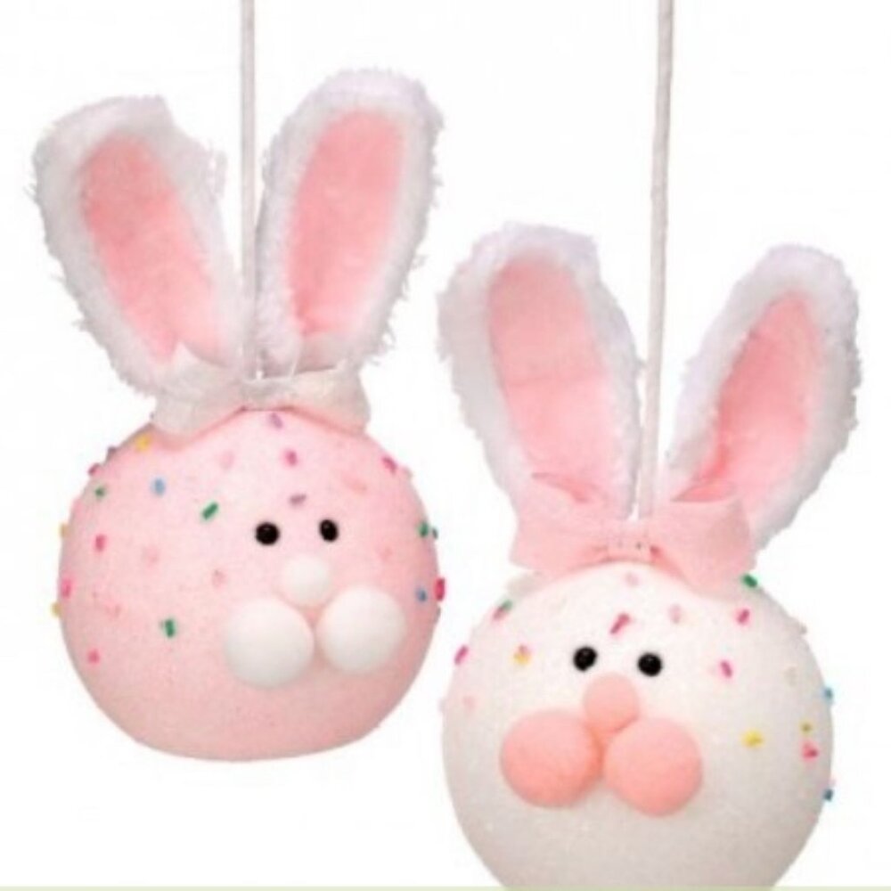 14" Fabric Sprinkle Bunny Cake Pop